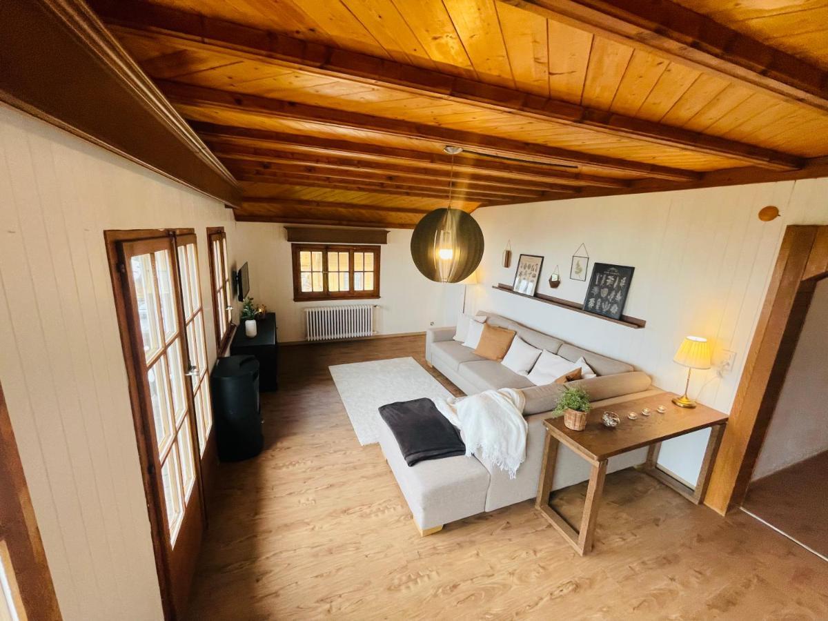 Chalet 4 Personnes Avec Sauna Leysin Buitenkant foto