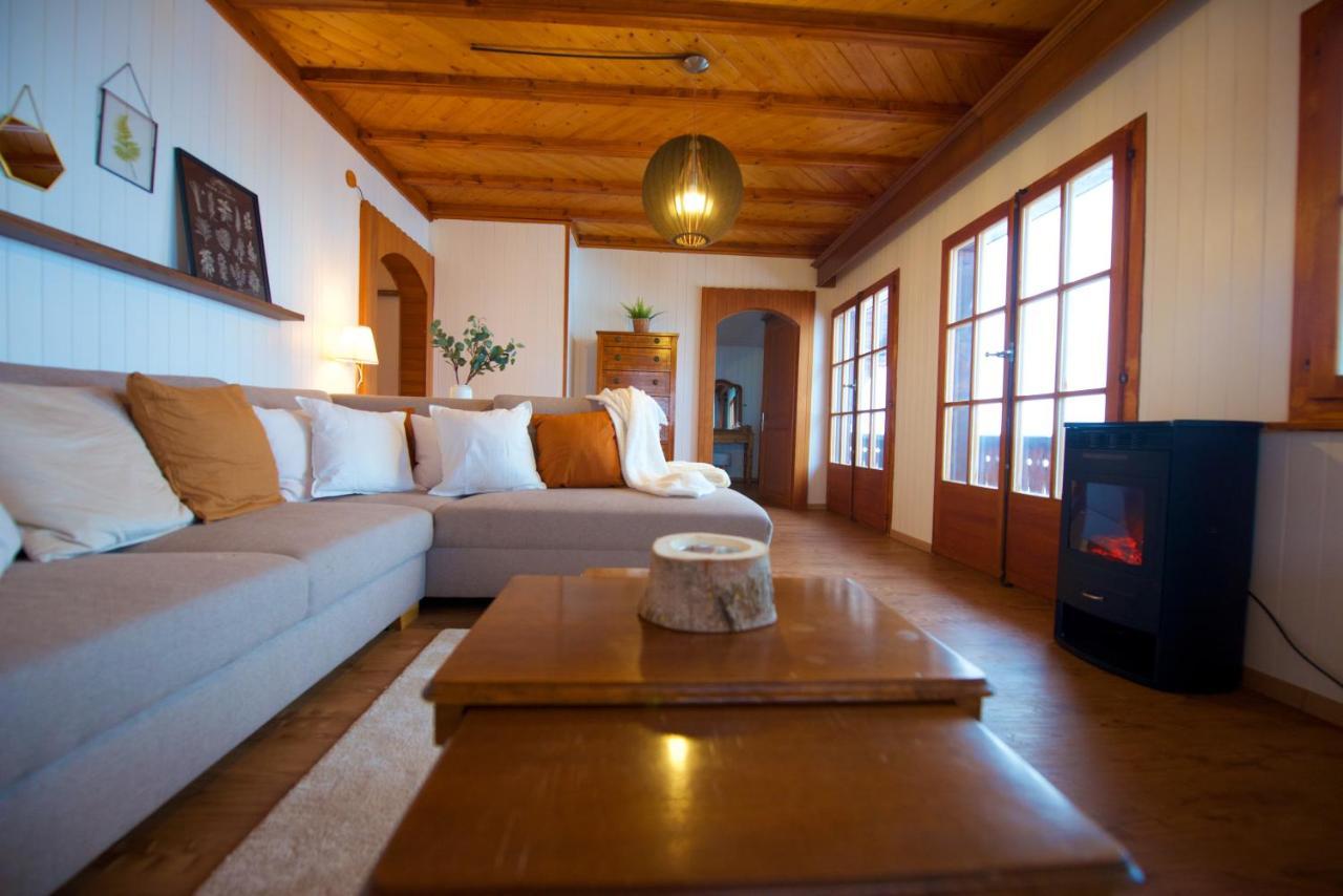 Chalet 4 Personnes Avec Sauna Leysin Buitenkant foto
