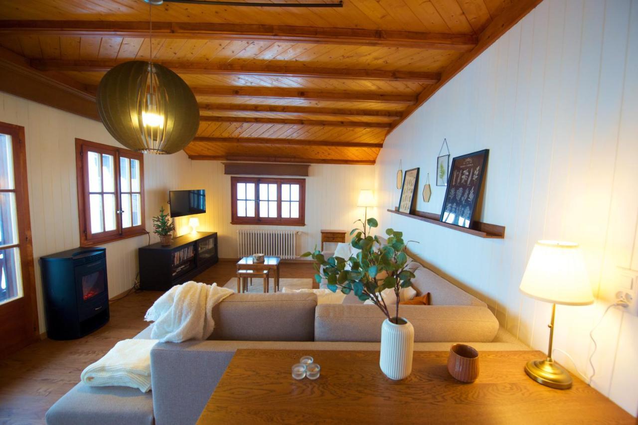 Chalet 4 Personnes Avec Sauna Leysin Buitenkant foto
