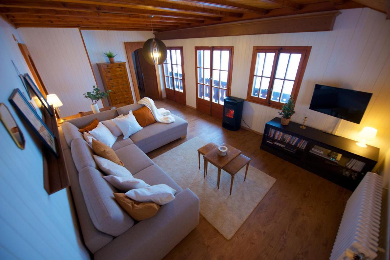 Chalet 4 Personnes Avec Sauna Leysin Buitenkant foto
