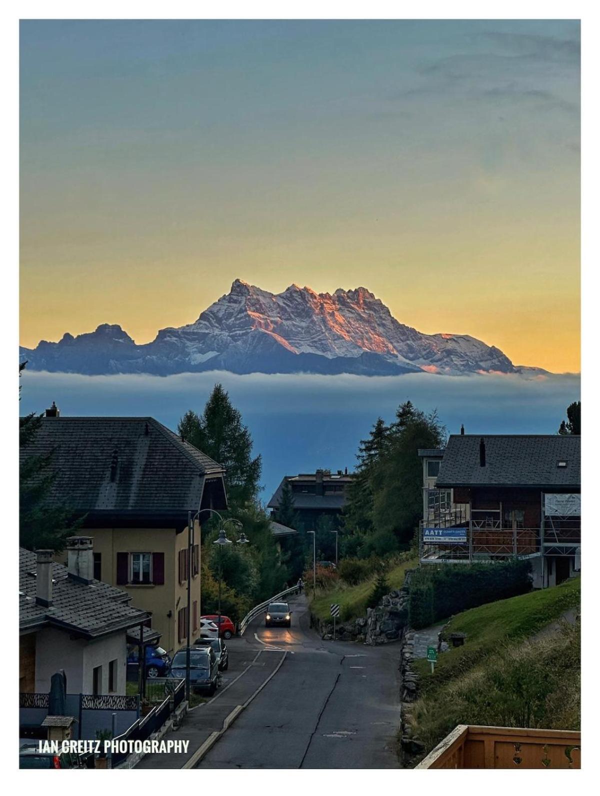 Chalet 4 Personnes Avec Sauna Leysin Buitenkant foto